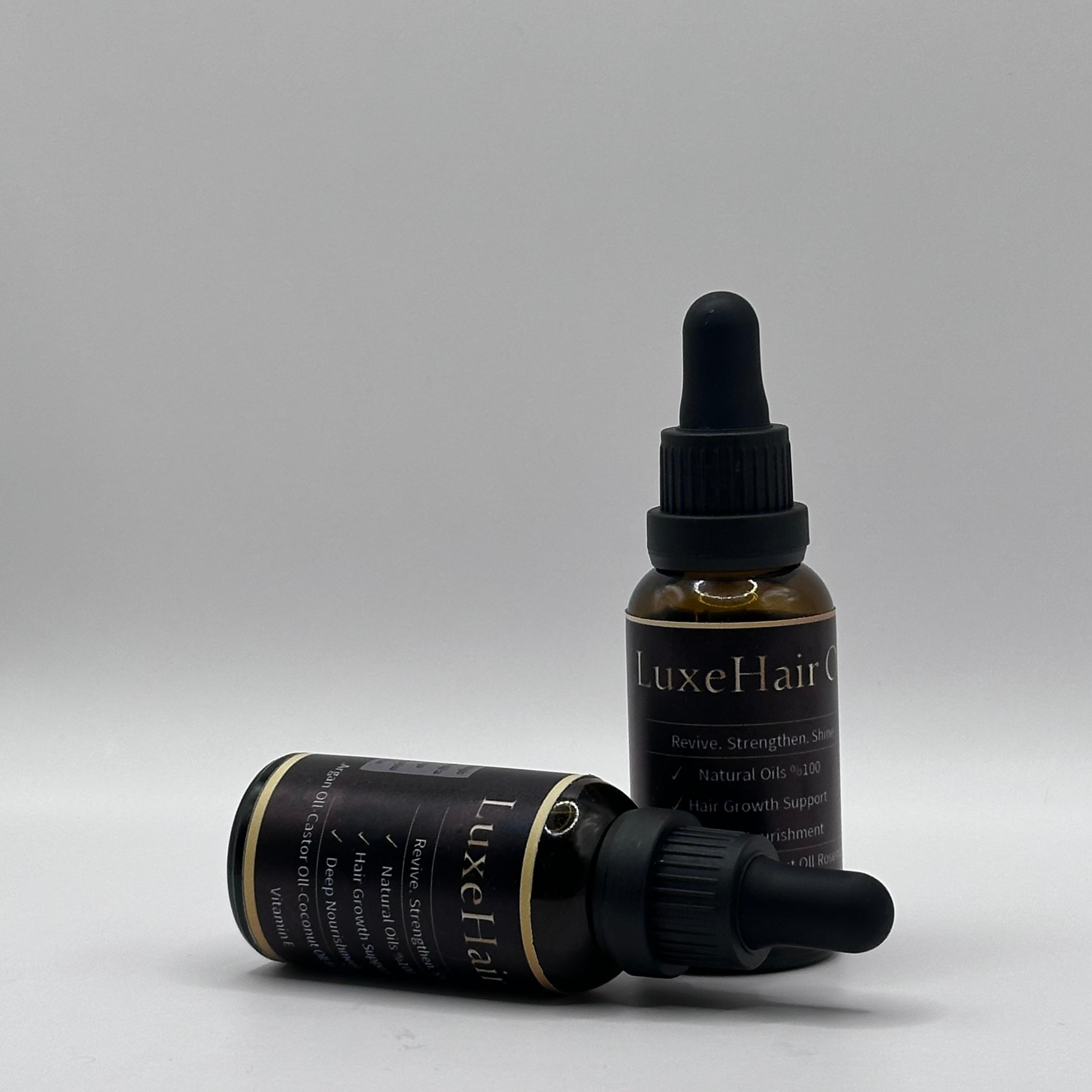 LuxeHair Oil – سيروم مركز لنمو الشعر ومنع التساقط (30 مل)